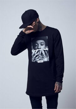 Shirt Wiz Khalifa Shirt Half Face Heren Black XS - 3