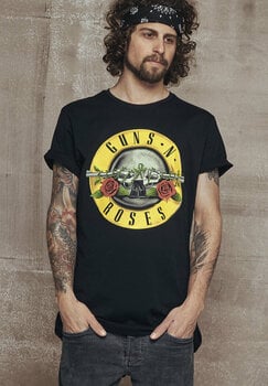 T-Shirt Guns N' Roses T-Shirt Logo Unisex Black XS - 5