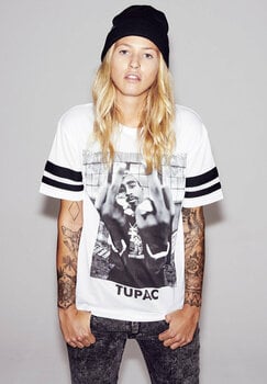 Tričko 2Pac Stripes Tee White M - 2