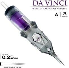 Тату-картриджі з голками Bishop Tattoo Supply Da Vinci V2 Round Liner Картридж 3RL 0,25 mm 1 шт. - 1