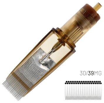 Kartridże igły do tatuażu Kwadron Combat Magnum Cartridge Long Taper 30/39MGLT 0,30 mm 1 szt. - 2