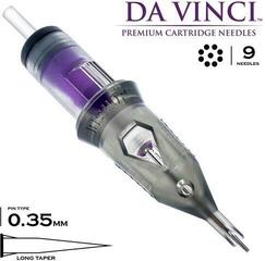 Тату-картриджі з голками Bishop Tattoo Supply Da Vinci V2 Round Liner Картридж 9RL 0,35 mm 1 шт. - 1
