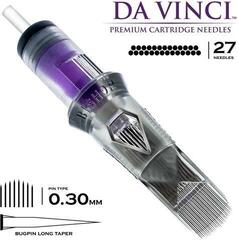 Тату-картриджі з голками Bishop Tattoo Supply Da Vinci V2 Curved Magnum Картридж 27CM 0,30 mm 1 шт. - 1