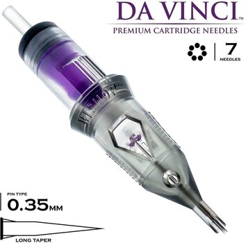 Тату-картриджі з голками Bishop Tattoo Supply Da Vinci V2 Round Shader Картридж 7RS 0,35 mm 1 шт. - 2