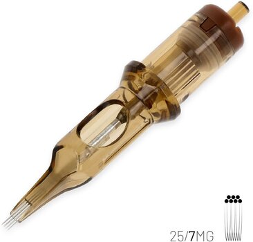 Тату-картриджі з голками Kwadron Magnum Картридж Long Taper 25/7MGLT 0,25 mm 1 шт. - 2