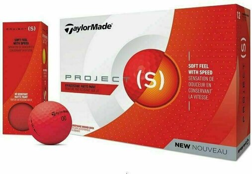Golfbal TaylorMade Project (s) Red 12 Pack 2019 - 2