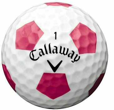 Нова топка за голф Callaway Chrome Soft 18 Truvis Pink - 2