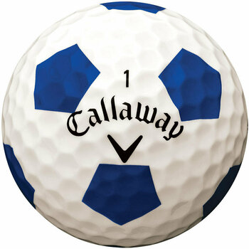Bolas de golfe Callaway Chrome Soft X 18 Truvis Blue - 2