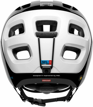 Bike Helmet POC Tectal Race SPIN Uranium Black/Hydrogen White 55-58 - 3