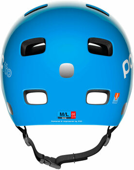 Kid Bike Helmet POC POCito Crane Fluorescent Blue 51-54 Kid Bike Helmet - 4