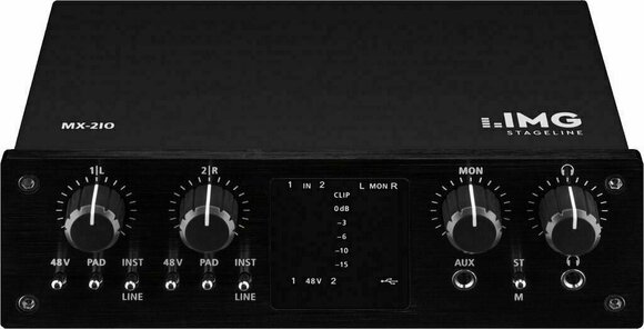 USB-audio-interface - geluidskaart IMG Stage Line MX-2IO - 2