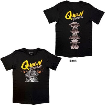 Tricou Queen Budapest Setlist (Back Print) Tricou cu mânecă scurtă Black XL - 3