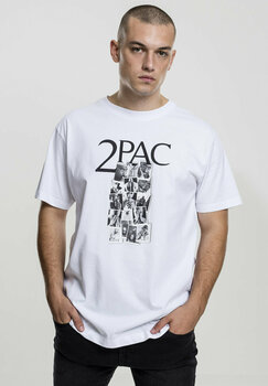T-shirt 2Pac T-shirt Collage Blanc XL - 3