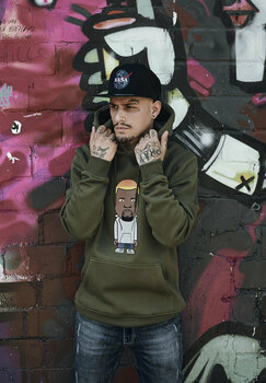 Hoodie Kanye West Name One Hoody Olive XL - 5