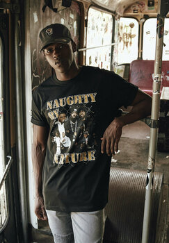 T-Shirt Naughty by Nature T-Shirt 90s Black S - 6
