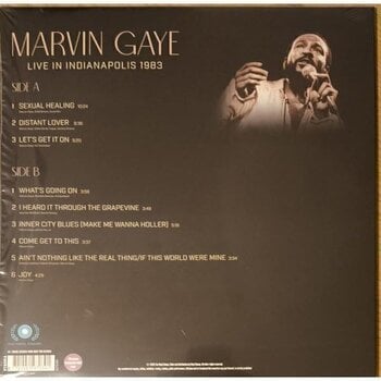Vinylplate Marvin Gaye - Live In Indianapolis 1983 (Violet Coloured) (LP) - 2