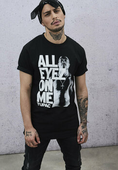 T-shirt 2Pac T-shirt All Eyez On Me Unisex Noir M - 6