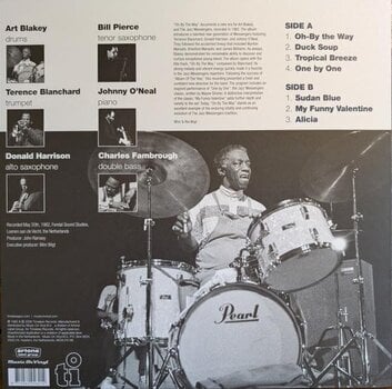 Vinyl Record Art Blakey & The Jazz Messengers - Oh-By The Way (Reissue) (Limited Edition) (Blue Coloured) (180 g) (LP) - 2