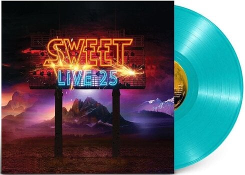 Vinyl Record The Sweet - Live 25 (Limited Edition) (Aqua Translucent Coloured) (2 LP) - 2
