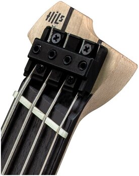 Headless baskytara HILS Guitars HZB4 NEXT Satin Silver Headless baskytara - 9