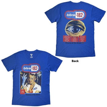 Tričko Blink-182 Enema Of The State (Back Print) Tričko s krátkym rukávom Blue 2XL - 3
