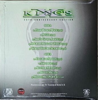 Вінілові платівки King's X - Please Come Home Mr. Bulbous (25th Anniversary/Limited Edition) (Orange Coloured) (LP) - 3