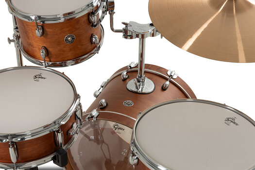 Akustická bicí sada Gretsch Drums CC2-J484-SWG Satin Walnut Glaze Akustická bicí sada - 10