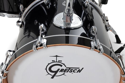 Akustická bicia sada Gretsch Drums CC2-J484-PB Piano Black Akustická bicia sada - 5