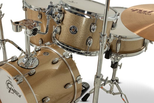 Conjunto de batería acústica Gretsch Drums CC2-M264-SSP Sahara Sparkle Conjunto de batería acústica - 6