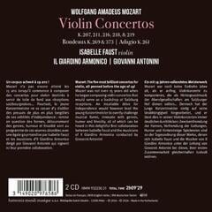 Музичний компакт-диск Giovanni Antonini & Isabelle Faust & Il Giardino Armonico - Mozart: Violin Concertos Nos. 1-5, 2 Rondos (Limited Edition) (2 CD) - 1