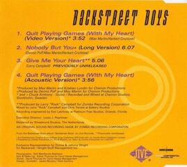 CD диск Backstreet Boys - Quit Playing Games (W / My Heart) (Acoustic Ver.) (CD) - 1