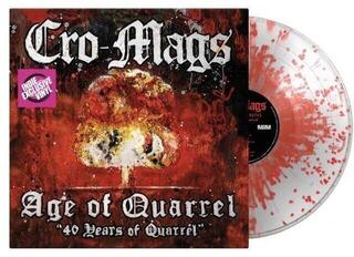 Vinyl Record Cro-Mags - Age Of Quarrel: 40 Years Of Quarrel (Limited Edition) (Indie Exclusive) (Crystal Red Splatter Coloured) (LP) - 1