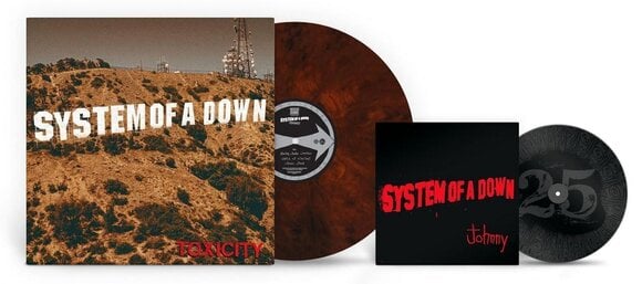 LP ploča System of a Down - Toxicity (25th Anniversary Edition) (Indie Exclusive) (Laser-Etched) (Black/Burgundy/Black Marble Coloured) (2 LP) - 2
