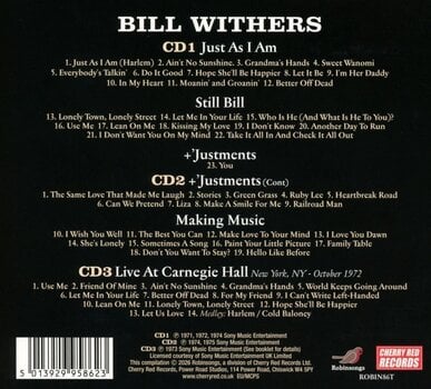 Muzički CD Bill Withers - Just As I Am / Still Bill / +'Justments / Making Music / Live At Carnegie Hall (Box Set) (3 CD) - 2