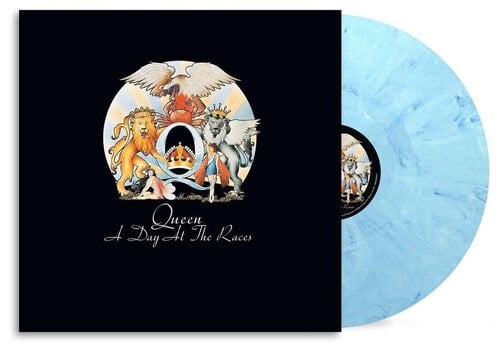 Vinyl Record Queen - A Day At The Races (Reissue) (50th Anniversary/Limited/Special Edition) (Blue Marbled Coloured) (LP) - 2