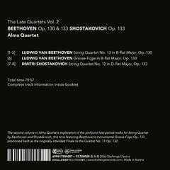 Music CD Alma Quartet - The Late Quartets Vol. 2: Beethoven Op. 130 & 133 - Shostakovich Op. 133 (CD) - 1