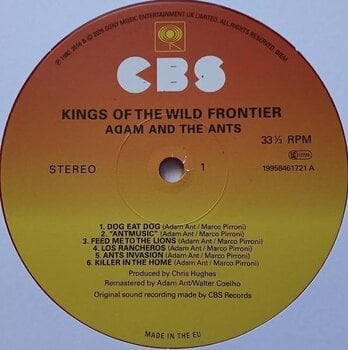 Δίσκος LP Adam and The Ants - Kings Of The Wild Frontier (Reissue) (Limited Edition) (Remastered) (Yellow/Red Sunburst Coloured) (LP) - 4