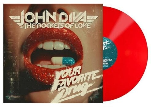 LP plošča John Diva And The Rockets Of Love - Your Favorite Drug (Gatefold) (Red Coloured) (LP) - 2