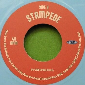 LP plošča Stray Cats - Stampede / Teenage Heaven (Blue Coloured) (7" SP) - 4