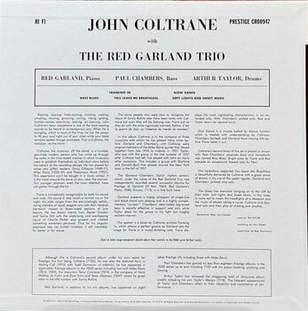 Schallplatte John Coltrane - John Coltrane With The Red Garland Trio (Reissue) (Limited Edition) (Remastered) (180 g) (LP) - 3