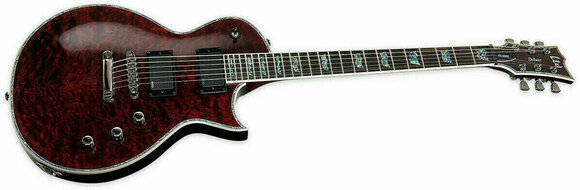 Guitare électrique ESP LTD EC1000QM SeeThru Black Cherry - 2