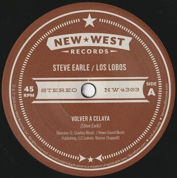 LP deska Steve Earle & Los Lobos - Volver A Celaya / City Of Immigrants (Indie Exclusive) (7" SP) - 3