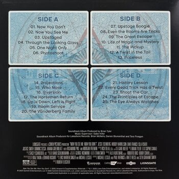 LP deska Brian Tyler - Now You See Me, Now You Don't (O.S.T.) (Limited Edition) (Gatefold) (2 LP) - 2