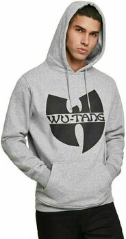 Hættetrøje Wu-Tang Clan Hættetrøje Logo Heather Grey S - 4