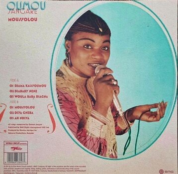 Vinyl Record Oumou Sangare - Moussolou (Reissue) (Transparent Turquoise Coloured) (LP) - 3