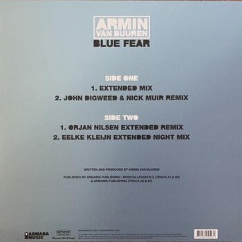 Vinyl Record Armin Van Buuren - Blue Fear (Limited Edition) (Blue Coloured) (180 g) (12" SP) - 3