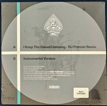 LP ploča Lord Finesse - I Keep The Crowd Listening (DJ Premier Remix) (Limited Edition) (7" SP) - 3