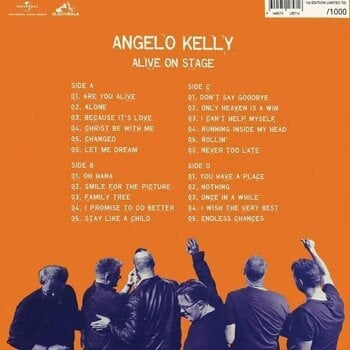 Disc de vinil Angelo Kelly - Alive On Stage (Limited Edition) (Gatefold) (Orange Coloured) (2 LP) - 3