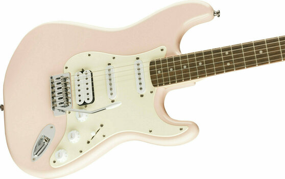 Electric guitar Fender Squier Bullet Stratocaster Tremolo HSS IL Shell Pink - 4