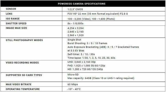 Kamp kućica PowerVision PowerEgg 4K UHD Camera Drone - 19